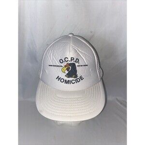 Snapback trucker hat homicide police law-enforcement murder crime solving